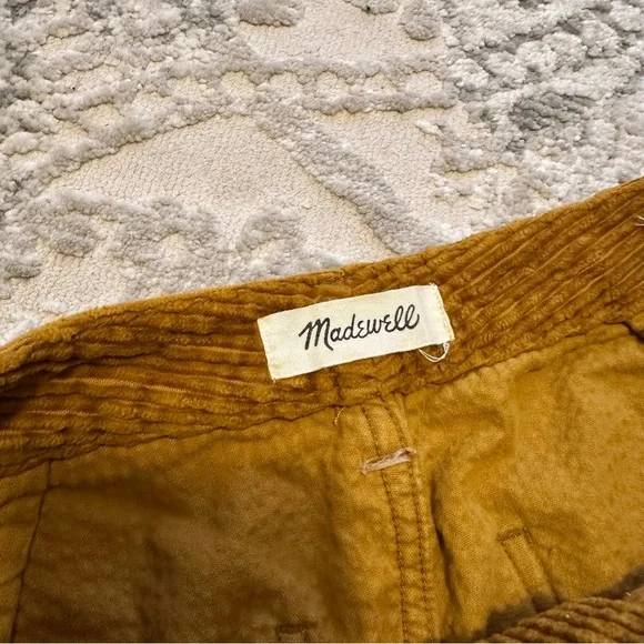 Madewell Slim Emmett Wide Leg Crop Pants Corduroy Edition - Picture 5 of 8